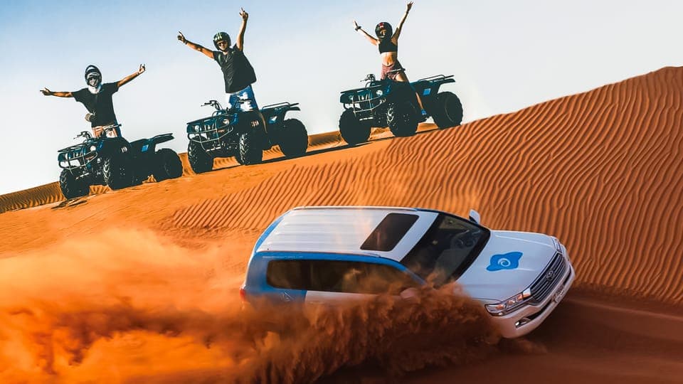 Dubai: Desert Safari, Quad Bike, Camel Ride & Al Khayma Camp, Dubai