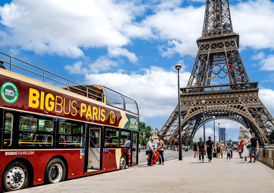 Big Bus Hop-On Hop-Off Tour with Optional River Cruise, Paris