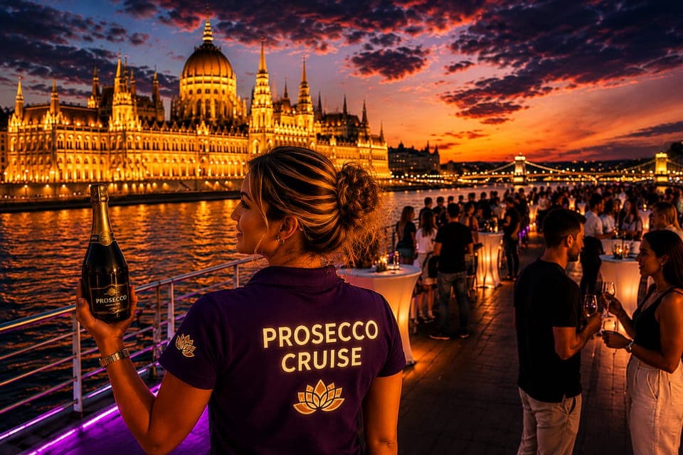 Original Prosecco Cruise • Largest Rooftop Terrace, Budapest