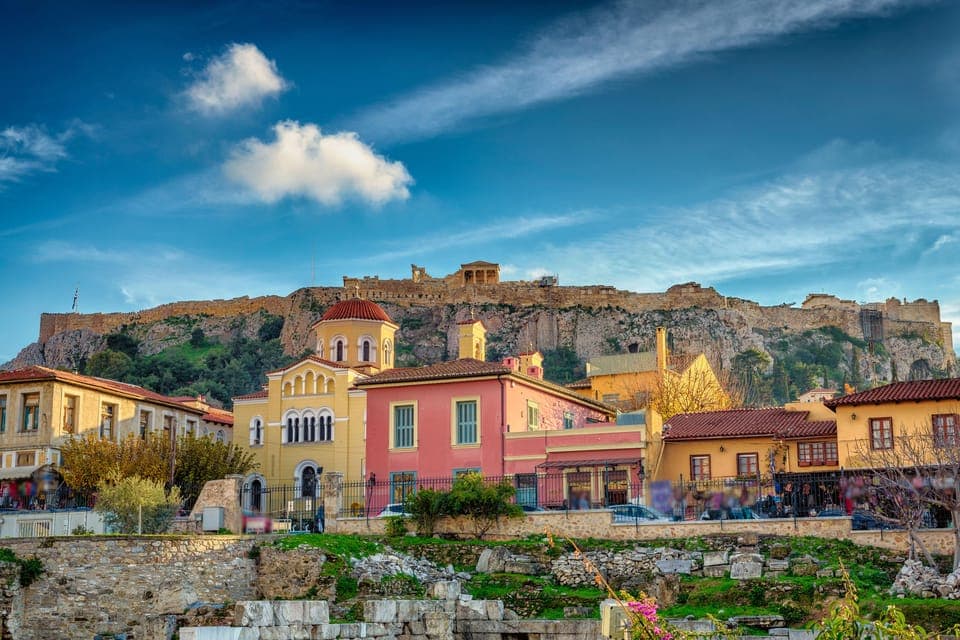 From Piraeus port : Athens city tour with Acropolis & Plaka, Athens
