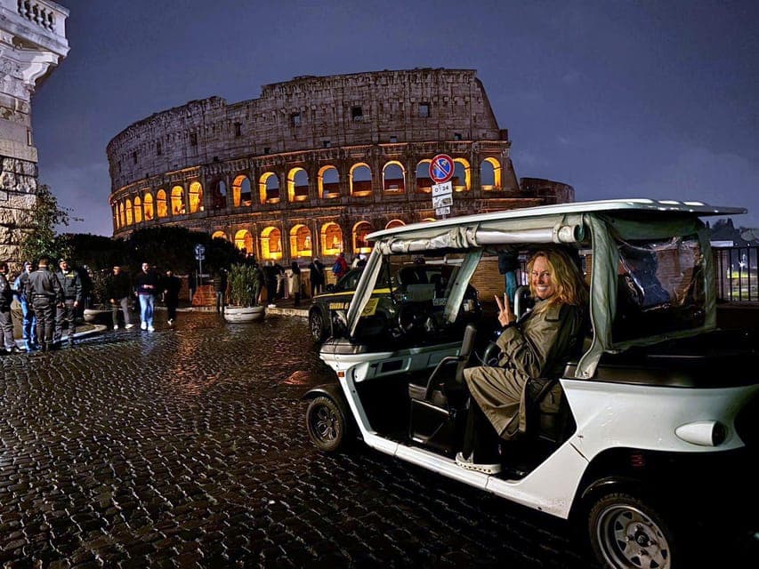 Rome:tour in Golfcart private, imperial city, hotel pick-up., Rome
