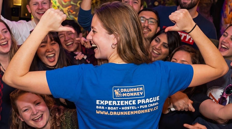 Prague: Pub Crawl with 2-Hour Open Bar at Drunken Monkey, Prague