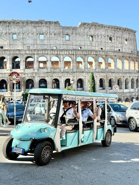 Rome: Golf Cart Tour with Artisanal Gelato Tasting, Rome