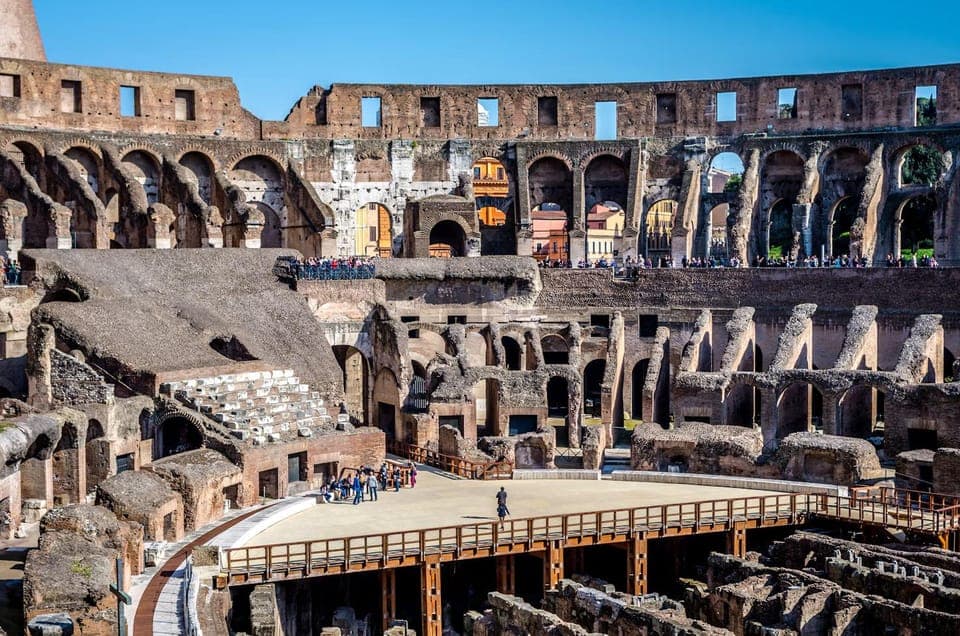 Rome: Colosseum Gladiator Floor Access & Roman Forum Tour, Rome
